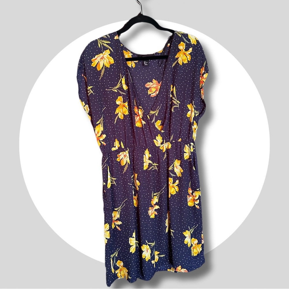 Forever 21 V-neck Sheer Dress